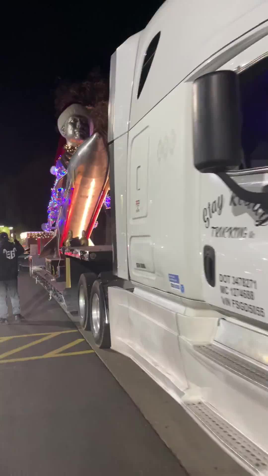Charity trailer at the Phoenix Walmart takeover